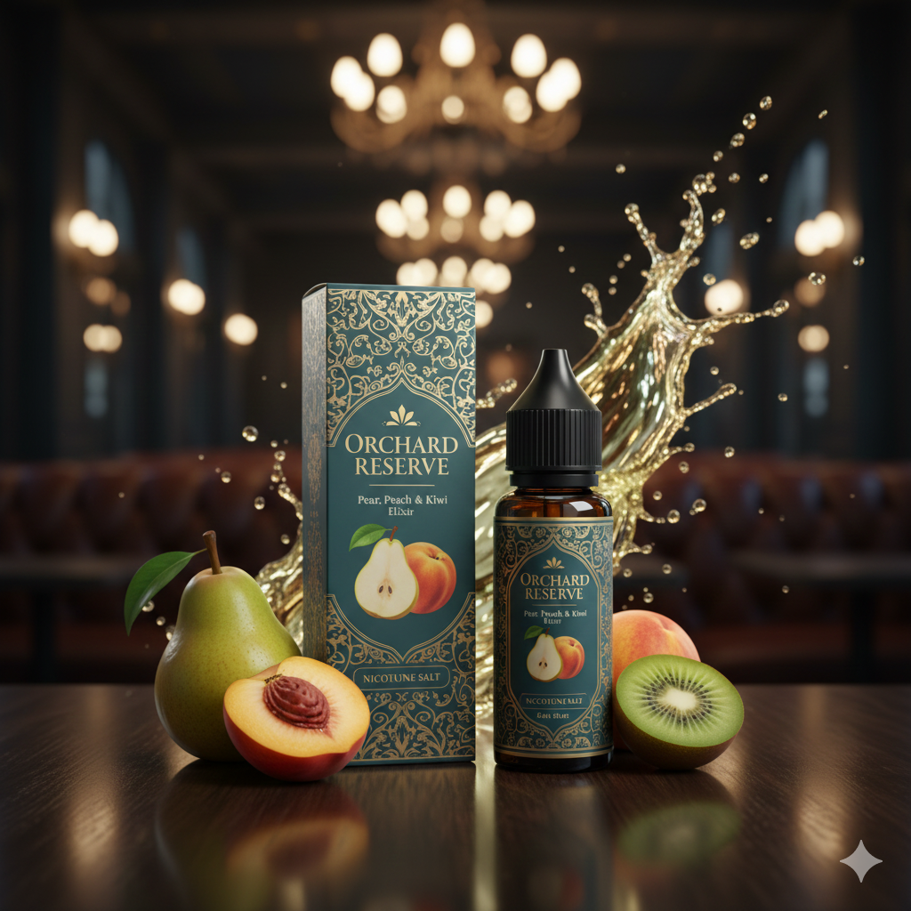 Sól nikotynowa Gruszka, Brzoskwinia, Kiwi