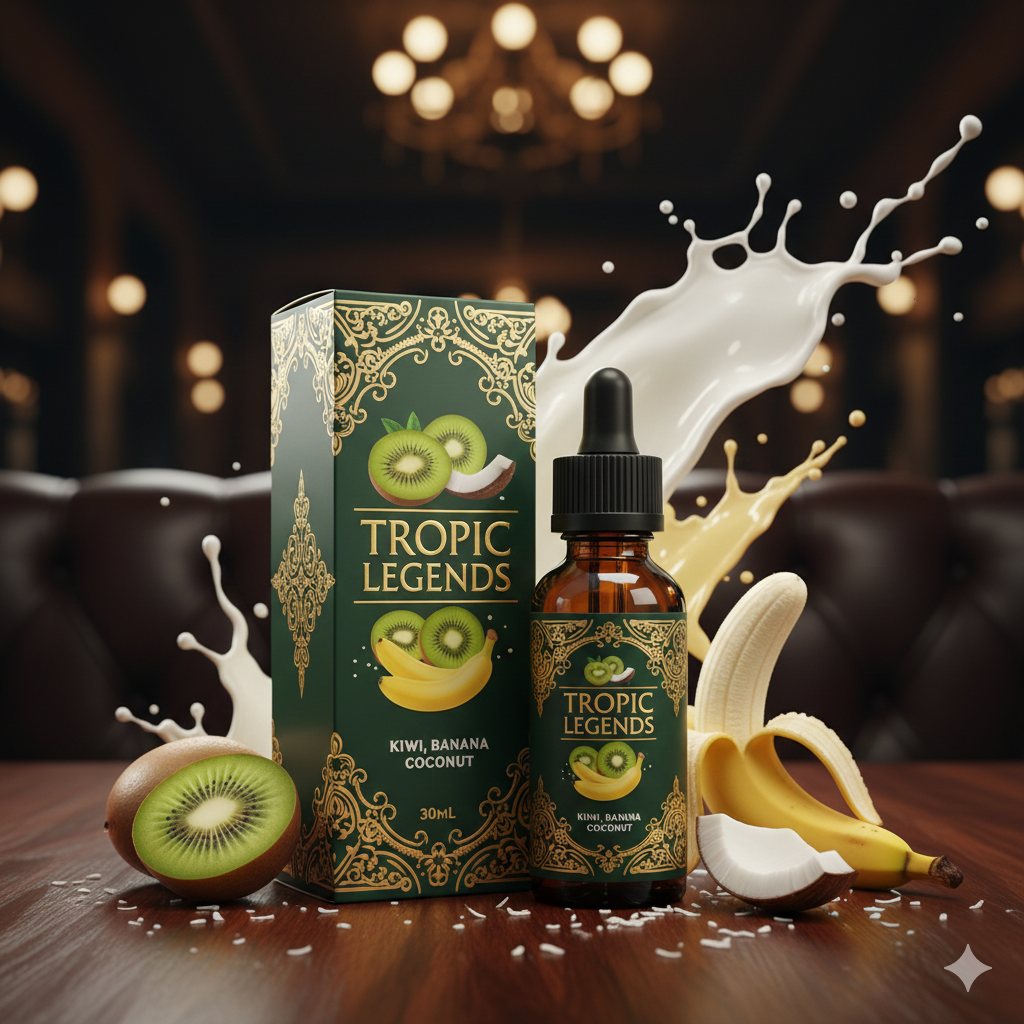 Sól nikotynowa Kiwi, banan, kokos